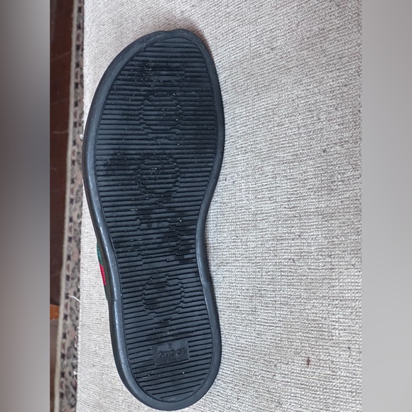 Gucci Gucci Web Green Red Thong Strap Men’ Rubber Sandals Size 10 G 11 US - Picture 8 of 11